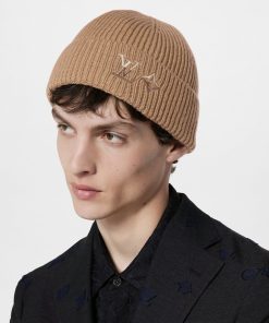 Uomo Louis Vuitton Cappelli E Guanti | Berretto Lv Dual Beige