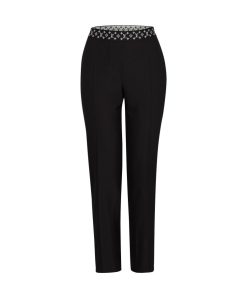 Donna Louis Vuitton Pantaloni | Pantaloni Dritti Con Fascia Elastica Con Motivo Monogram