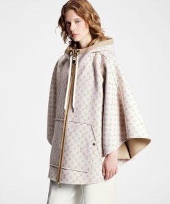 Donna Louis Vuitton Cappotti E Giacche | Mantella Reversibile Con Cappuccio