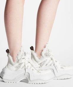 Donna Louis Vuitton Sneakers | Sneaker Con Plateau Lv Archlight 2.0 Bianco