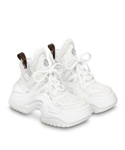 Donna Louis Vuitton Sneakers | Sneaker Con Plateau Lv Archlight 2.0 Bianco