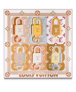 Donna Louis Vuitton Foulard In Seta E Bandeaux | Foulard Lv Unlocked 90