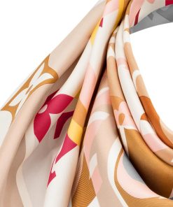 Donna Louis Vuitton Foulard In Seta E Bandeaux | Foulard Lv Unlocked 90