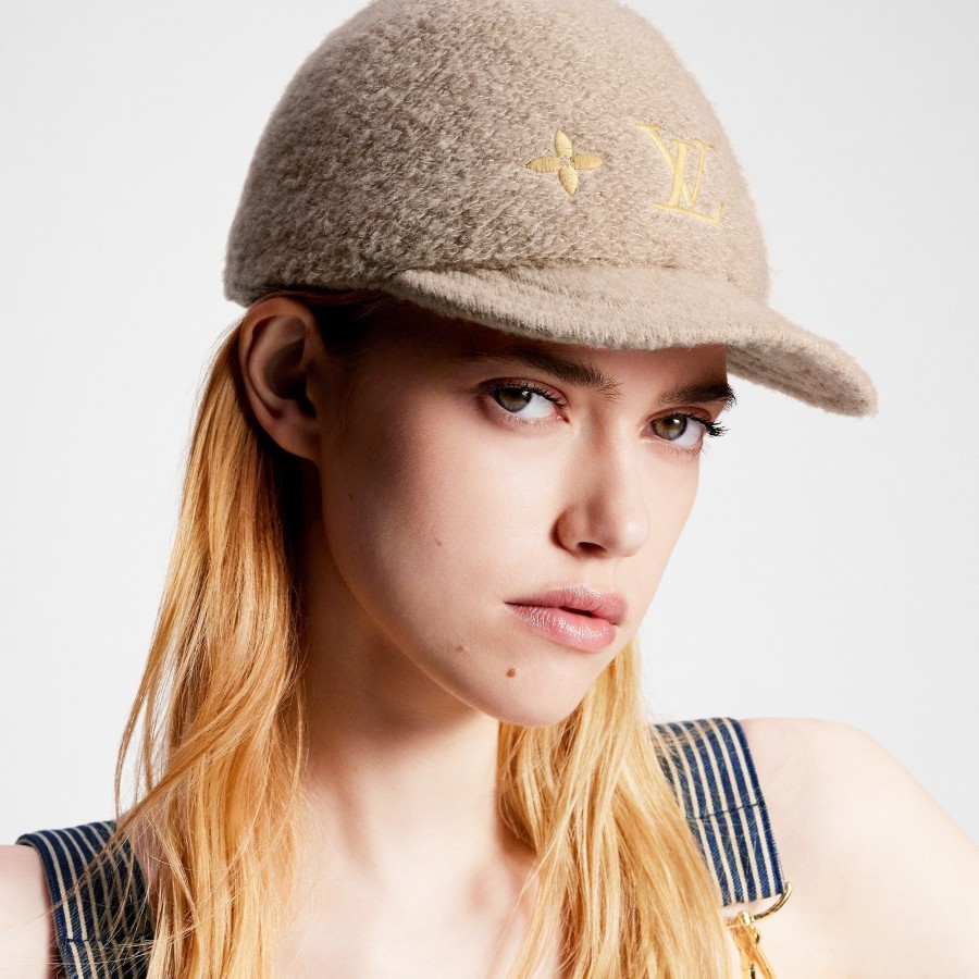 Donna Louis Vuitton Cappelli E Guanti | Cappello Woolgram Beige