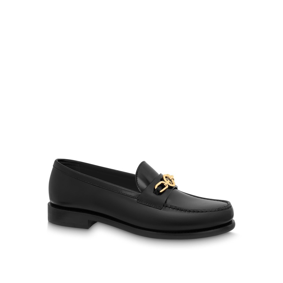 Donna Louis Vuitton Mocassini E Ballerine | Mocassino Basso Chess Nero