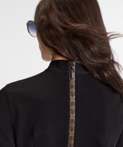 Donna Louis Vuitton Abiti | Abito Aderente A Maniche Corte