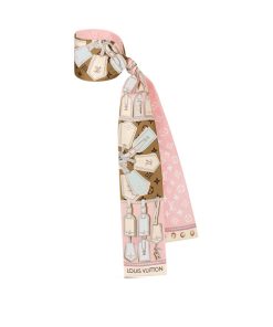 Donna Louis Vuitton Foulard In Seta E Bandeaux | Bandeau Tag Me Beige