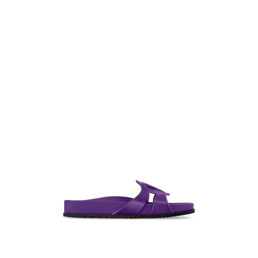 Donna Louis Vuitton Mule E Slider | Mule Bassa Lv Isola Viola