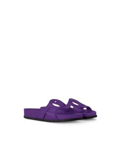 Donna Louis Vuitton Mule E Slider | Mule Bassa Lv Isola Viola