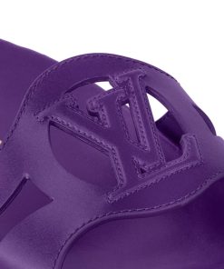 Donna Louis Vuitton Mule E Slider | Mule Bassa Lv Isola Viola