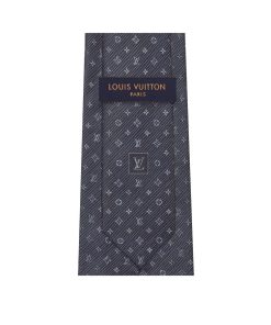 Uomo Louis Vuitton Cravatte E Fazzoletti Da Taschino | Cravatta Monogram Classic Grigio