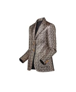 Donna Louis Vuitton Cappotti E Giacche | Blazer Bon Ton Con Motivo Monogram In Lurex