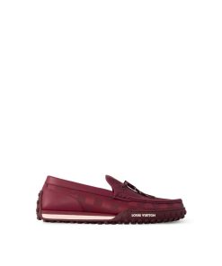 Uomo Louis Vuitton Mocassini | Mocassino Lv Racer Burgundy