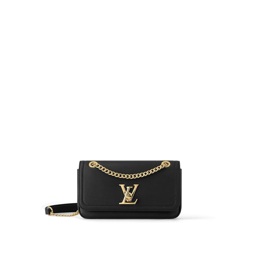 Donna Louis Vuitton Selezione Di Borse In Pelle | Borsa Mylockme Chain East West Nero