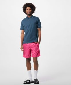 Uomo Louis Vuitton Costumi | Shorts Da Surf In Nylon Con Motivo Monogram Rose