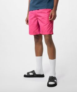 Uomo Louis Vuitton Costumi | Shorts Da Surf In Nylon Con Motivo Monogram Rose