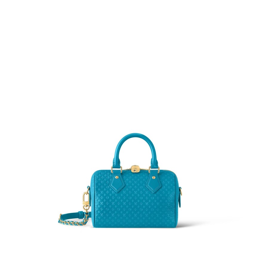 Donna Louis Vuitton Borse Con Catenella E Clutches | Speedy Bandouliere 20 Blu