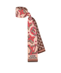 Donna Louis Vuitton Foulard In Seta E Bandeaux | Bandeau Ultimate 3D Beige