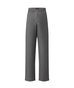 Uomo Louis Vuitton Pantaloni | Pantaloni Morbidi Con Motivo Impresso Karakoram