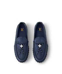 Uomo Louis Vuitton Mocassini | Mocassino Lv Racer Marine