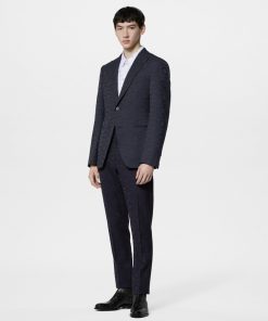 Uomo Louis Vuitton Blazer E Giacche | Giacca Monopetto Cut-Away Pont Neuf In Misto Lana