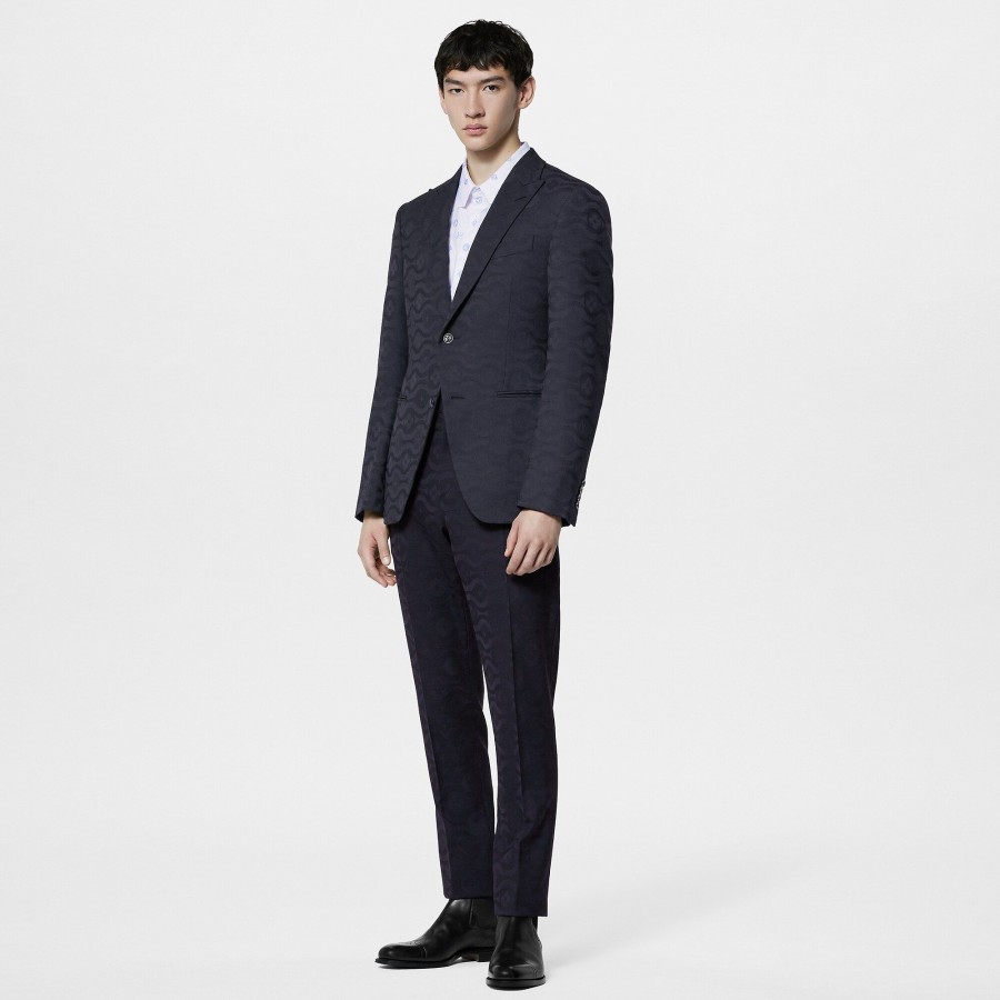 Uomo Louis Vuitton Blazer E Giacche | Giacca Monopetto Cut-Away Pont Neuf In Misto Lana