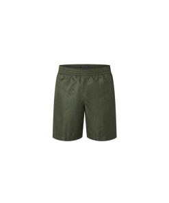 Uomo Louis Vuitton Costumi | Shorts Da Surf Con Firma Lvse Kaki