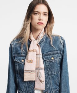 Donna Louis Vuitton Foulard In Seta E Bandeaux | Bandeau Denimgram Confidential