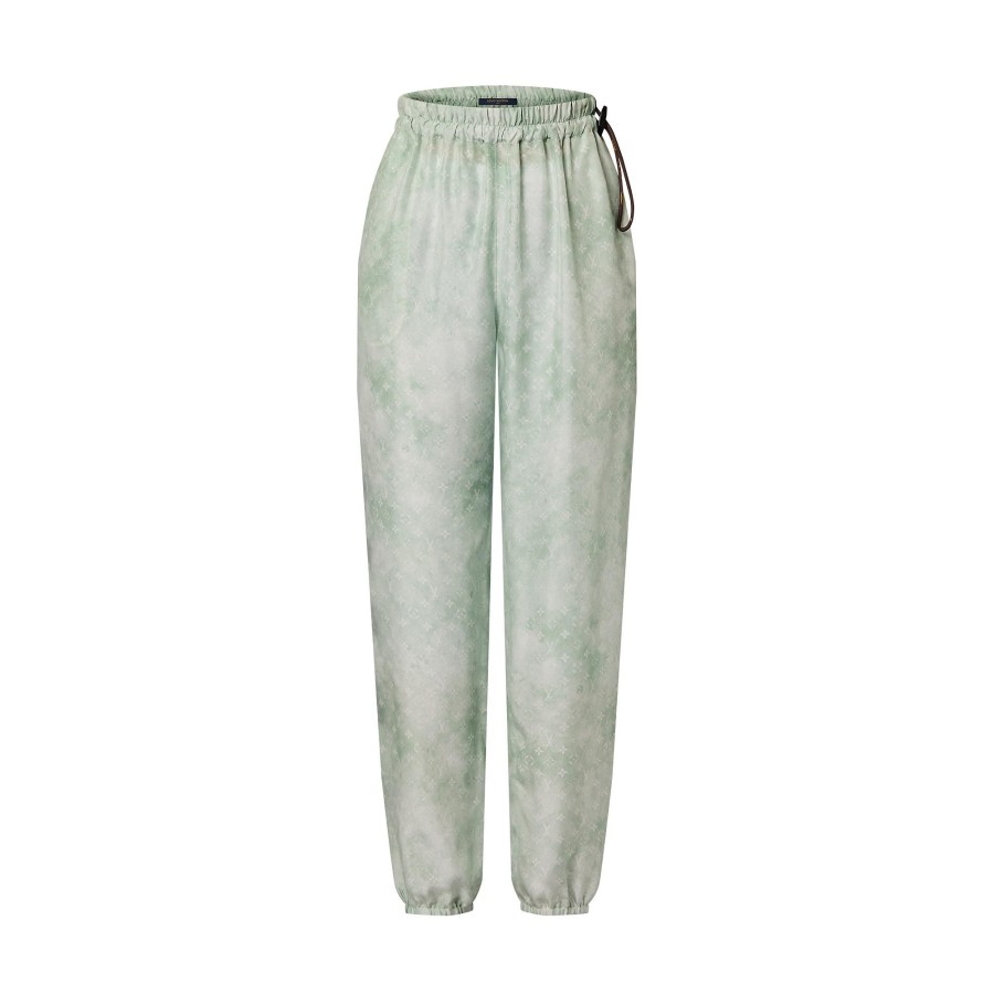 Donna Louis Vuitton Pantaloni | Pantaloni Da Jogging Con Coulisse E Motivo Monogram Cloud Etang