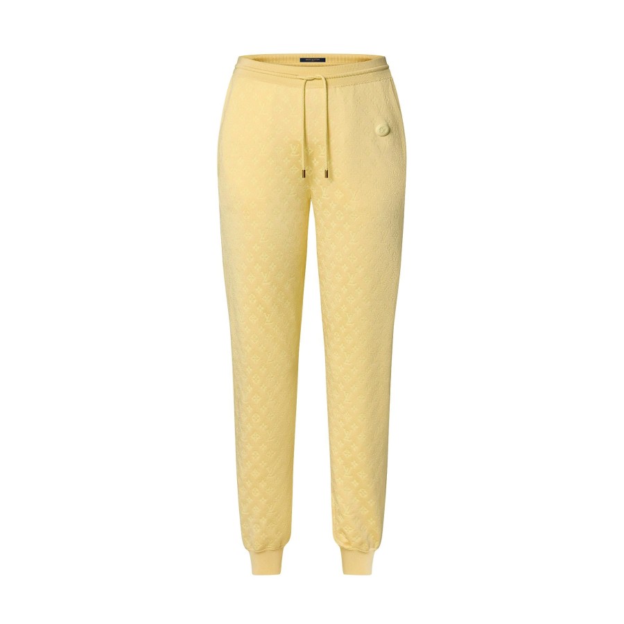 Donna Louis Vuitton Maglieria | Pantaloni Da Jogging Con Motivo Monogram In Jacquard