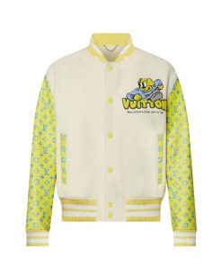 Uomo Louis Vuitton Capispalla E Cappotti | Giubbotto Varsity Con Motivo Monogram Playground