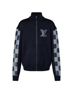 Uomo Louis Vuitton Maglieria E Felpe | Felpa Sportiva In Lana E Pelle