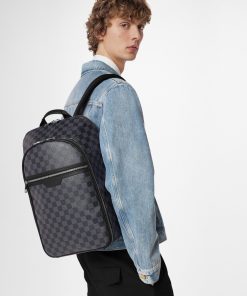 Uomo Louis Vuitton Collezione Damier | Zaino Michael Nv2