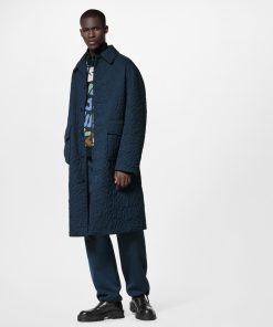 Uomo Louis Vuitton Capispalla E Cappotti | Cappotto Leggermente Imbottito Con Motivo Grafico