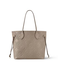 Donna Louis Vuitton Selezione Di Borse In Pelle | Neverfull Mm Grigio Tortora