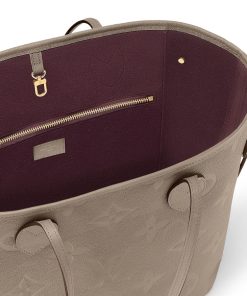 Donna Louis Vuitton Selezione Di Borse In Pelle | Neverfull Mm Grigio Tortora