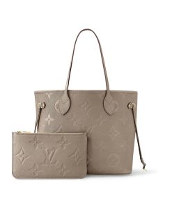 Donna Louis Vuitton Selezione Di Borse In Pelle | Neverfull Mm Grigio Tortora