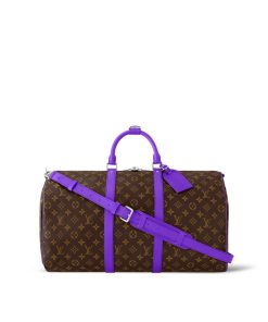 Donna Louis Vuitton Borse Da Viaggio | Keepall Bandouliere 50 Viola