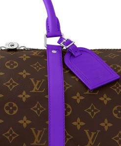 Donna Louis Vuitton Borse Da Viaggio | Keepall Bandouliere 50 Viola