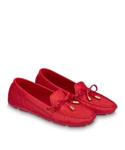 Donna Louis Vuitton Mocassini E Ballerine | Mocassino Basso Gloria Rosso