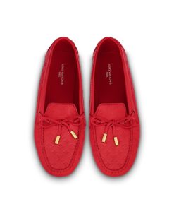 Donna Louis Vuitton Mocassini E Ballerine | Mocassino Basso Gloria Rosso