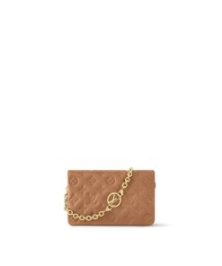 Donna Louis Vuitton Mini Bags | Pochette Coussin Camel