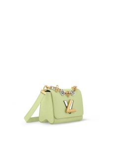 Donna Louis Vuitton Borse Con Catenella E Clutches | Twist Pm Vert Noto