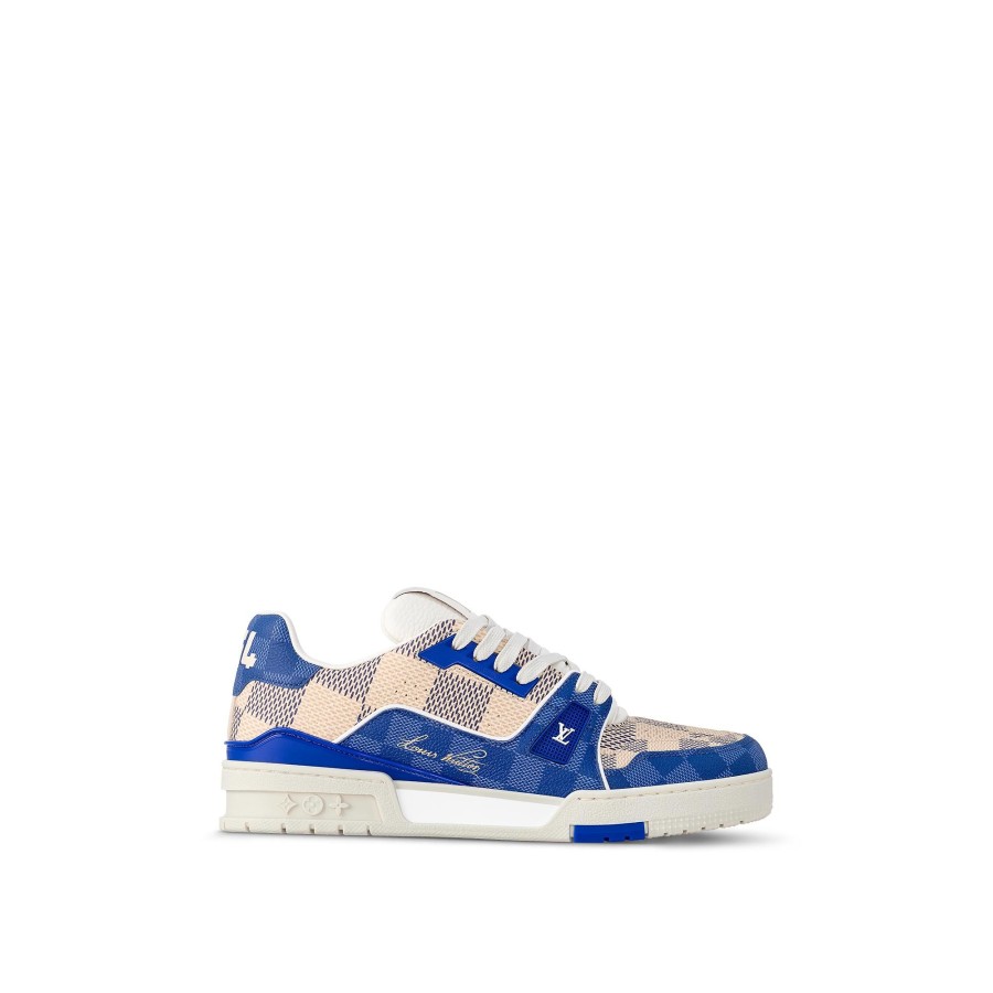 Uomo Louis Vuitton Sneakers | Sneaker Lv Trainer Blu