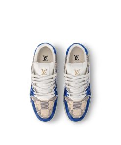 Uomo Louis Vuitton Sneakers | Sneaker Lv Trainer Blu