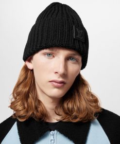 Uomo Louis Vuitton Cappelli E Guanti | Berretto Epi Nero