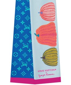 Donna Louis Vuitton Foulard In Seta E Bandeaux | Lv X Yk Bandeau Pumpkin