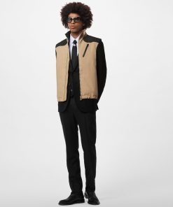 Uomo Louis Vuitton Capispalla E Cappotti | Gilet In Tessuto Tecnico Con Motivo Mini Monogram