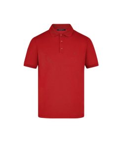 Uomo Louis Vuitton T-Shirt E Polo | Polo Classica A Maniche Corte In Pique Rosso