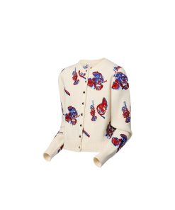 Donna Louis Vuitton Maglieria | Cardigan Con Motivo Trumpet Ricamato